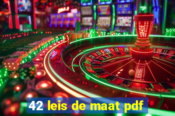 42 leis de maat pdf